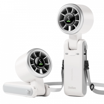 Diveblues Fan - N607D Diveblues Portable Handheld Turbo Fan,4000MAH