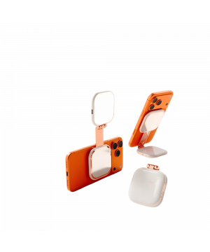 Rechargeable Magnetic Selfie Light with Mirror