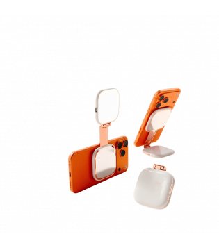 Rechargeable Magnetic Selfie Light with Mirror
