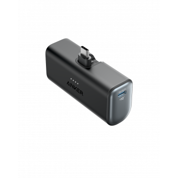 Anker Nano Power Bank, 5,000mAh with Built-In Foldable USB-C Connector