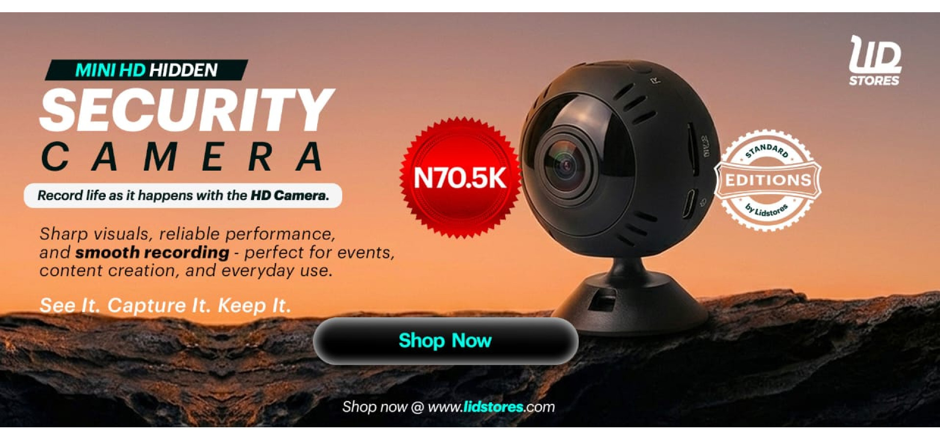 MINI HD HIDDEN SECURITY CAMERA