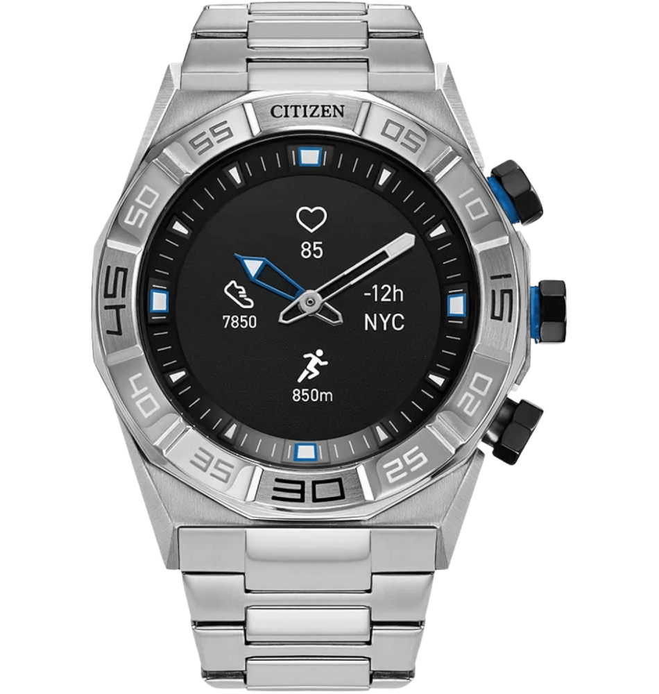 Citizen Men's Smartwatch Hybrid Black Dial Steel 44mm