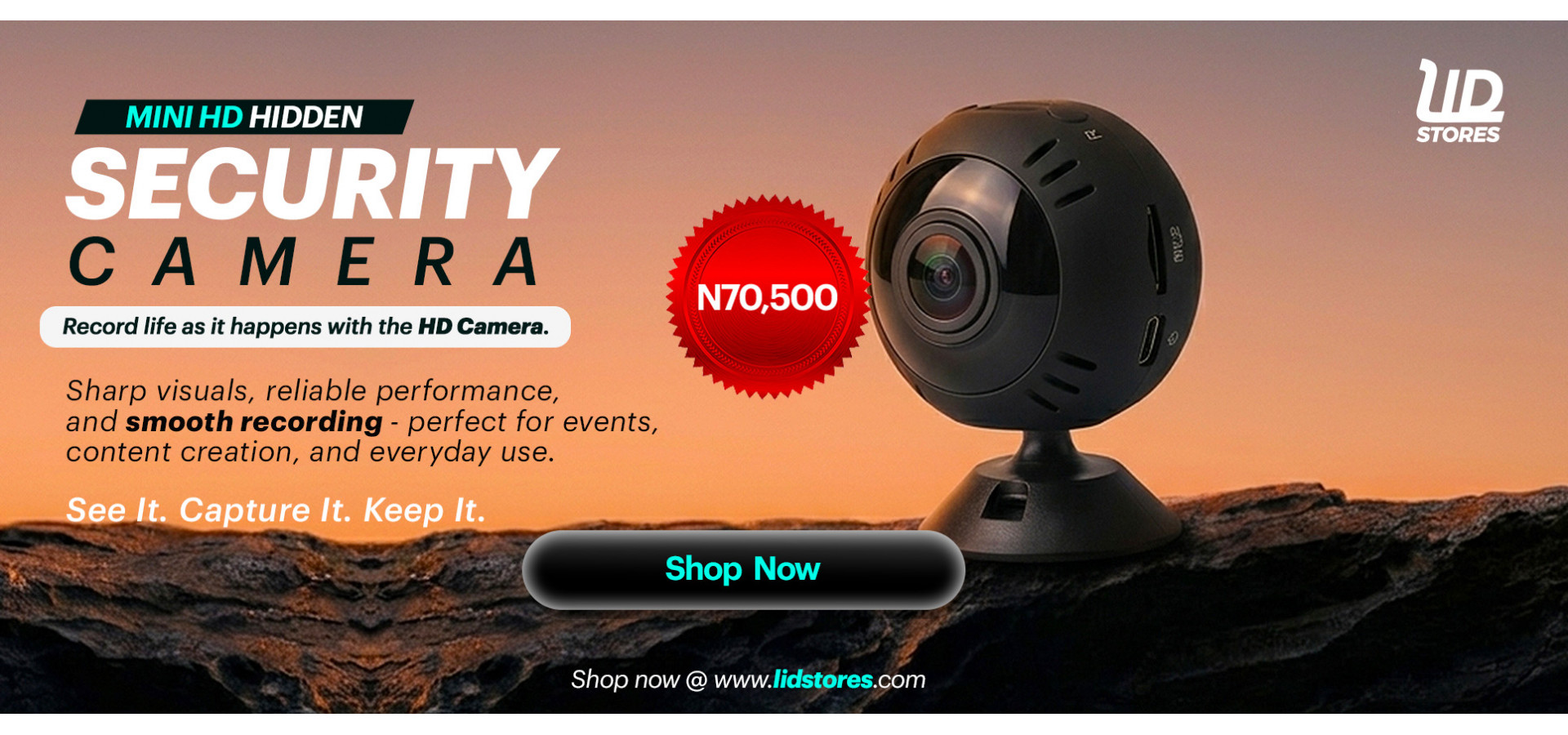MINI HD HIDDEN SECURITY CAMERA