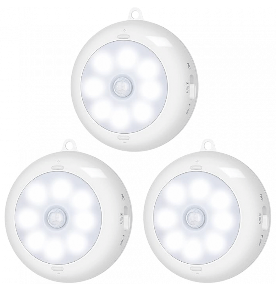 BLS Wireless LED Motion Sensor Lights (3 Pack)